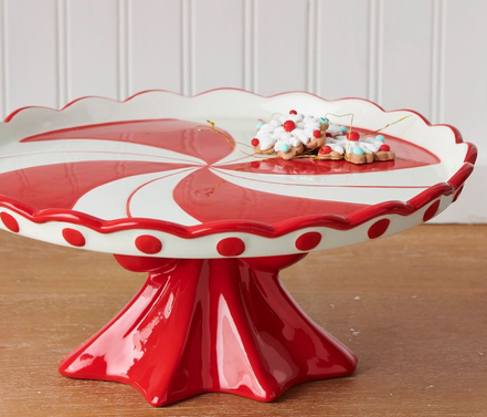 Scalloped Bow Cake Stand