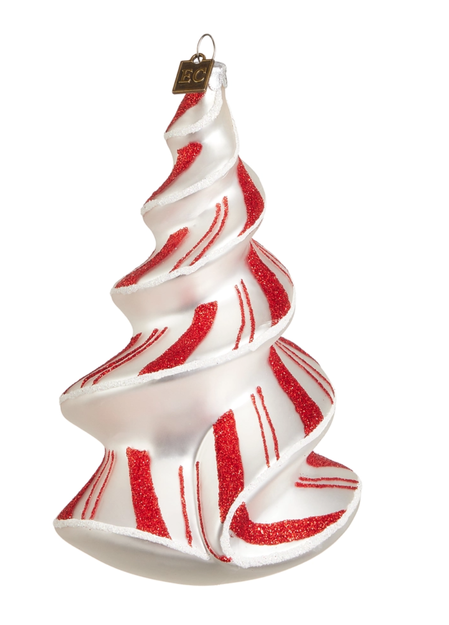 Candy Cane Spiral Tree Ornament