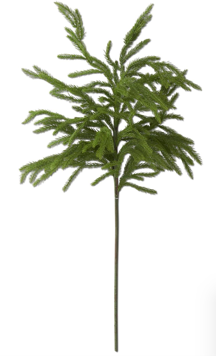 32" Real Touch Norfolk Pine Branch