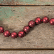 Jumbo Red Bead Garland