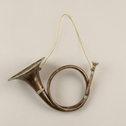 Gold French Horrn Ornament