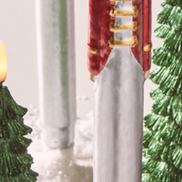 Toy Soldier Flameless Taper Candles