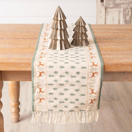 Table Runner - Frosty Forest