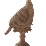 15.75 Inch Brown Resin Turkey