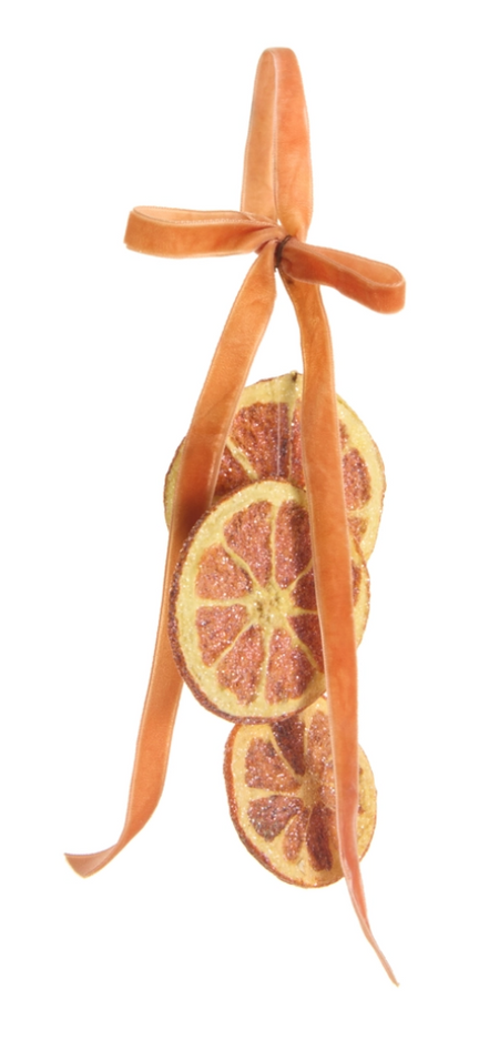 Iced Orange Slice Ornament