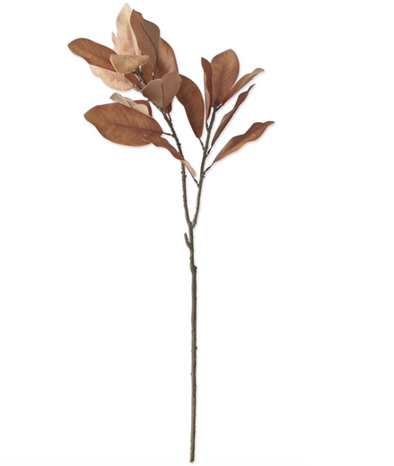 44" Dark Golden Yellow Magnolia Branch