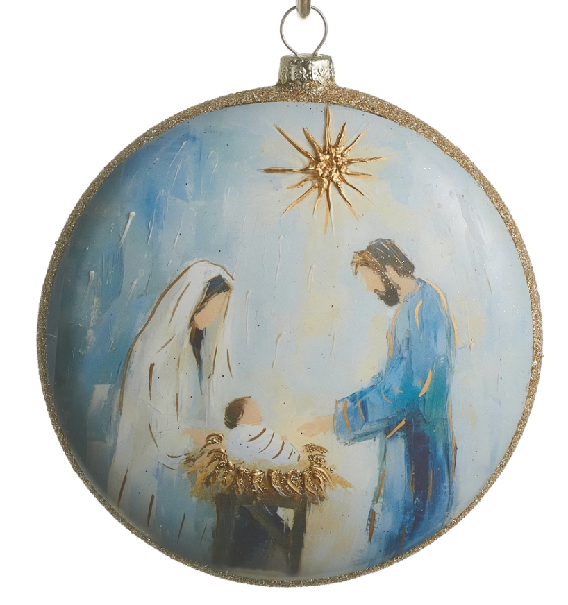 Blessed in Bethlehem Disc Ornament