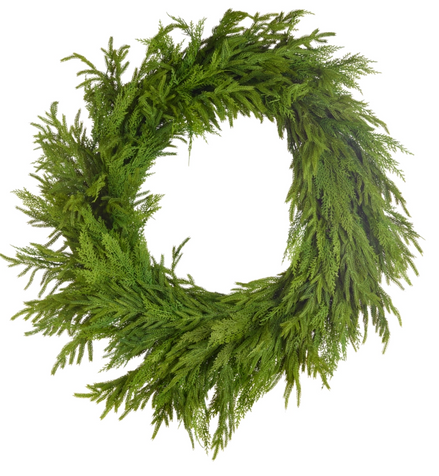 Real Touch Mixed Greenery Wreath