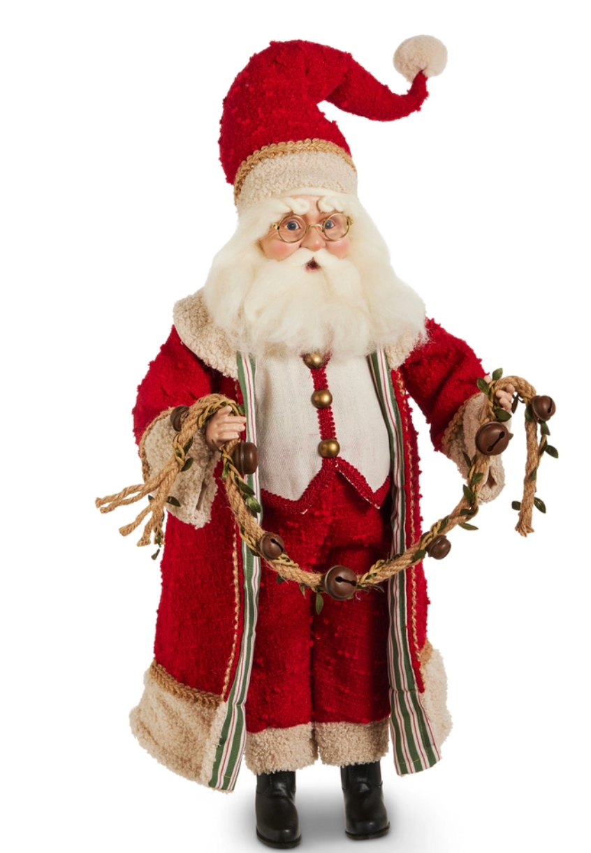 Yuletide Santa w/ Bells