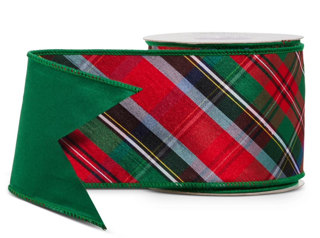 Tartan Plaid Ribbon 4"x10yds