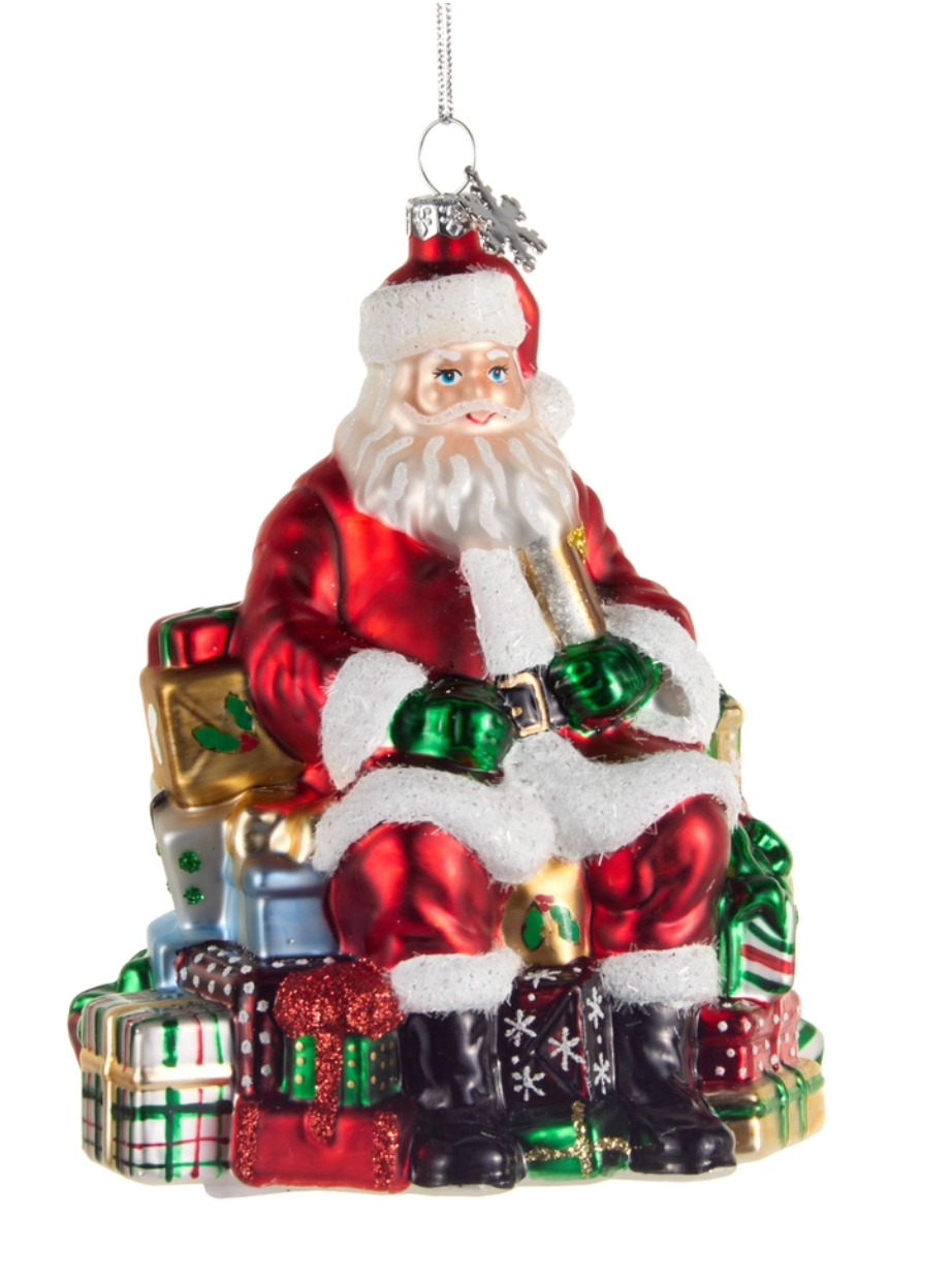 Gifting Santa Ornament