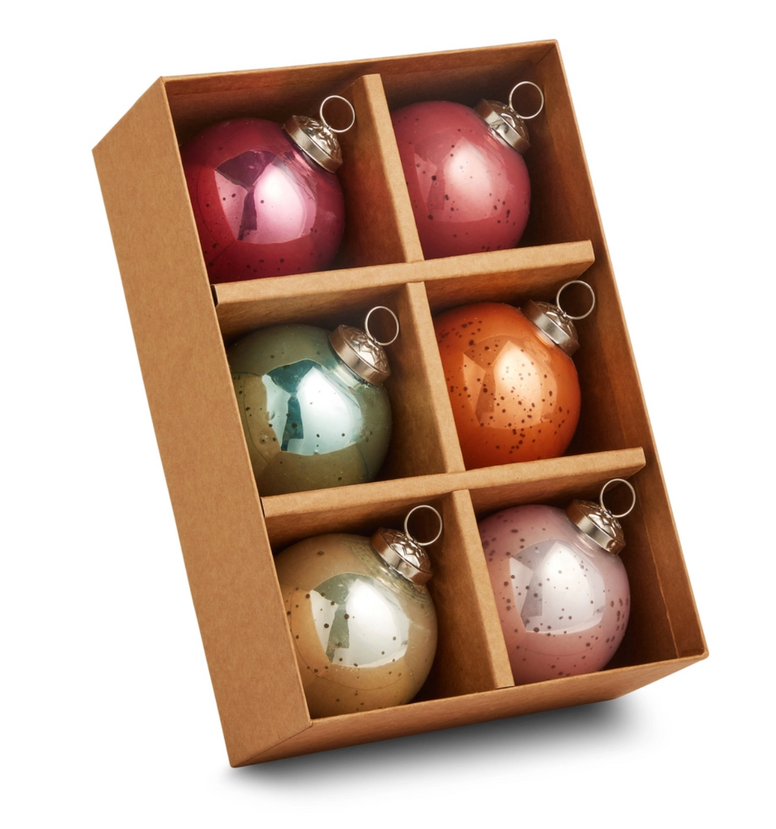 Multicolored Pearlescent Ball Ornament