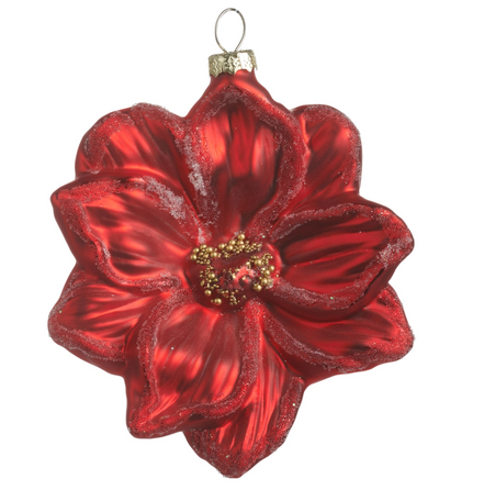 Red Amaryllis Ornament