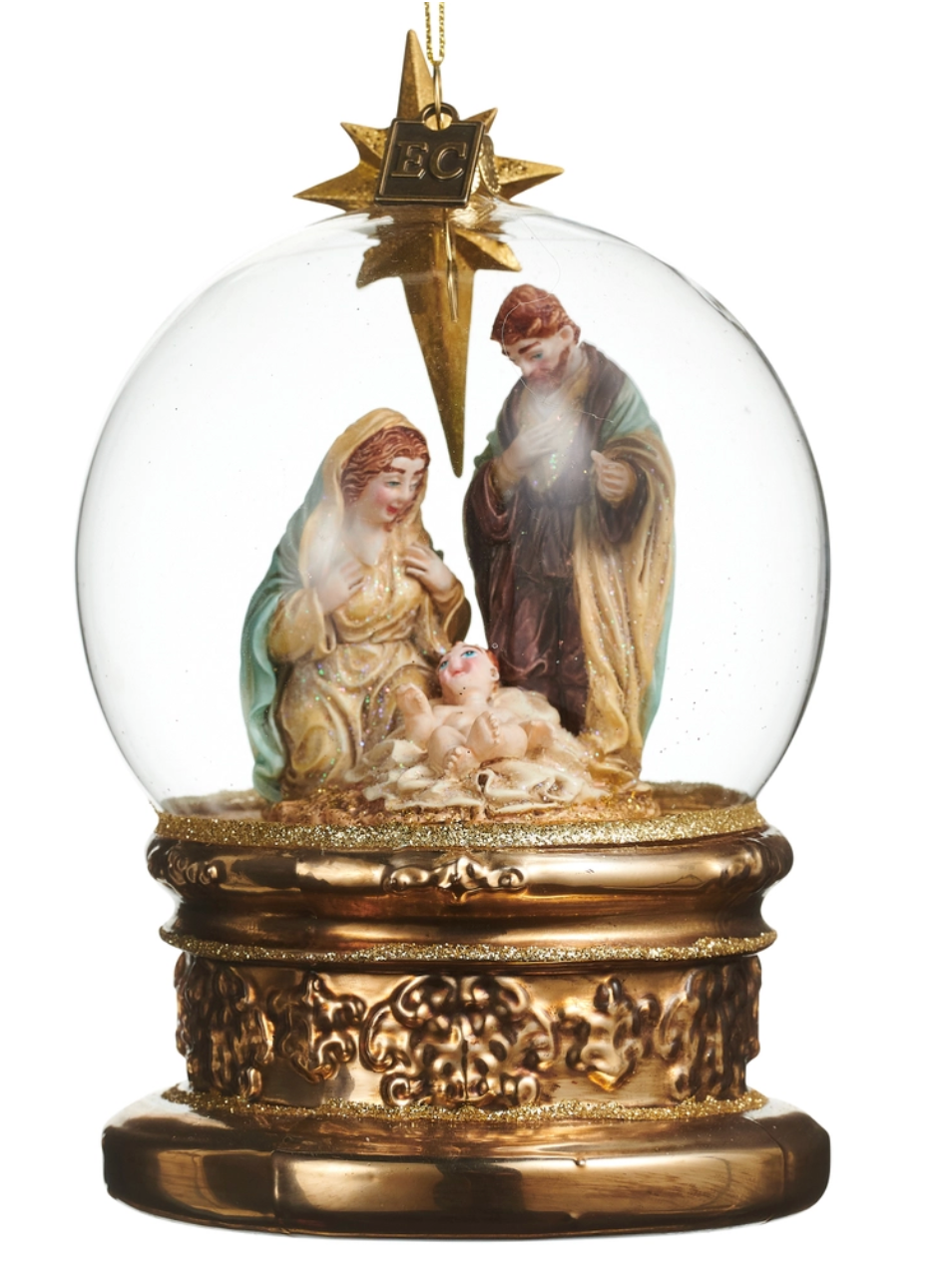 The Blessed Birth Globe Ornament