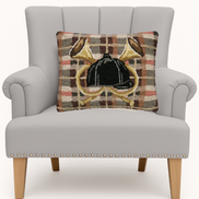 Bugle Crest Hook Pillow