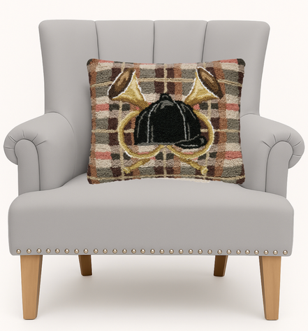 Bugle Crest Hook Pillow