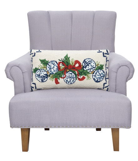 Chinoiserie Ornaments Hook Pillow