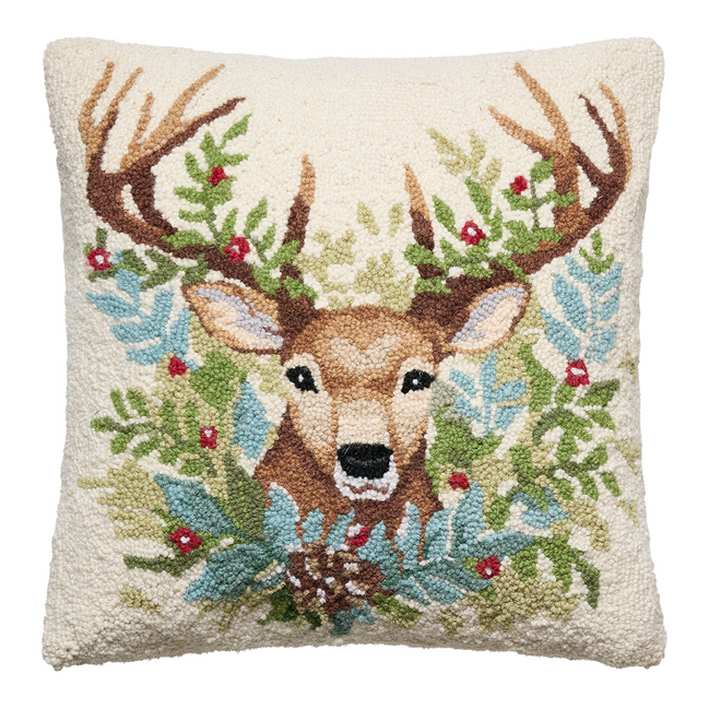 Christmas Reindeer Hook Pillow