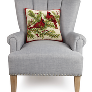 Cardinals Hook Pillow
