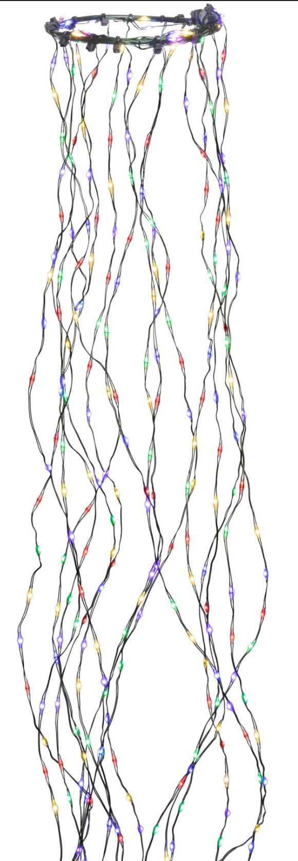 Multicolor Twinkle Cascade Tree Light