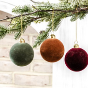 Velvet Ball Ornament