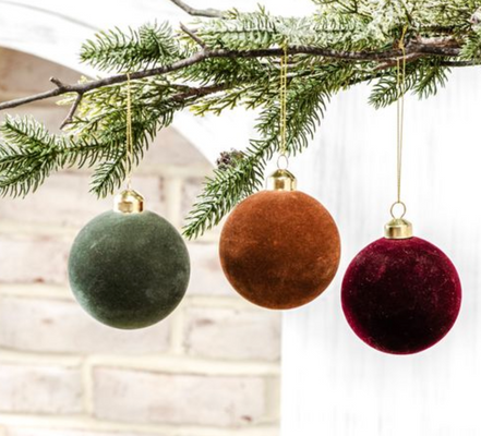 Velvet Ball Ornament