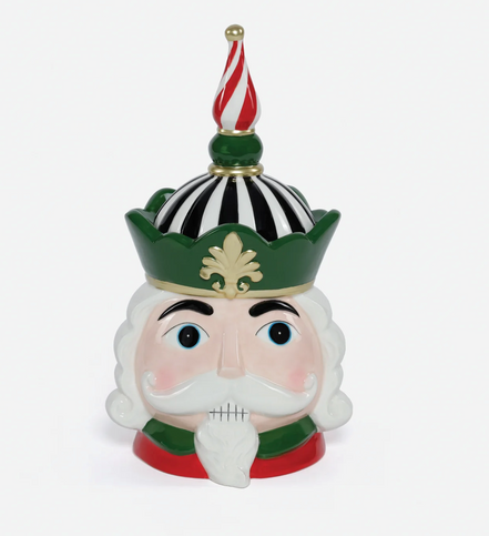 Nutcracker Ceramic Cookie Jar
