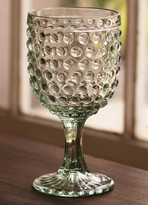 Glass Hobnail All Purpose Glass