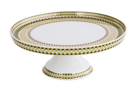 Ceramic Ravenna Pedestal Cake Plate