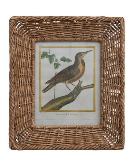 Hand Woven Rattan Picture Frame