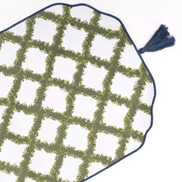 The Poinsettia & Porcelain Reversible Table Runner