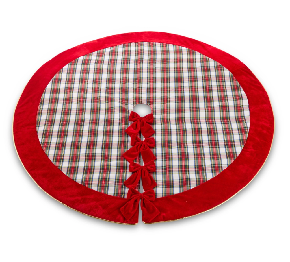 The Winter Estate Plaid Tree Skirt