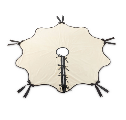 The Black Tie Christmas Tree Skirt