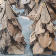 Hand Crafted Teakroot Christmas Tree