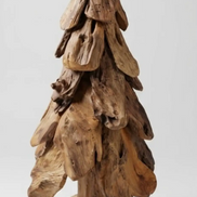 Hand Crafted Teakroot Christmas Tree