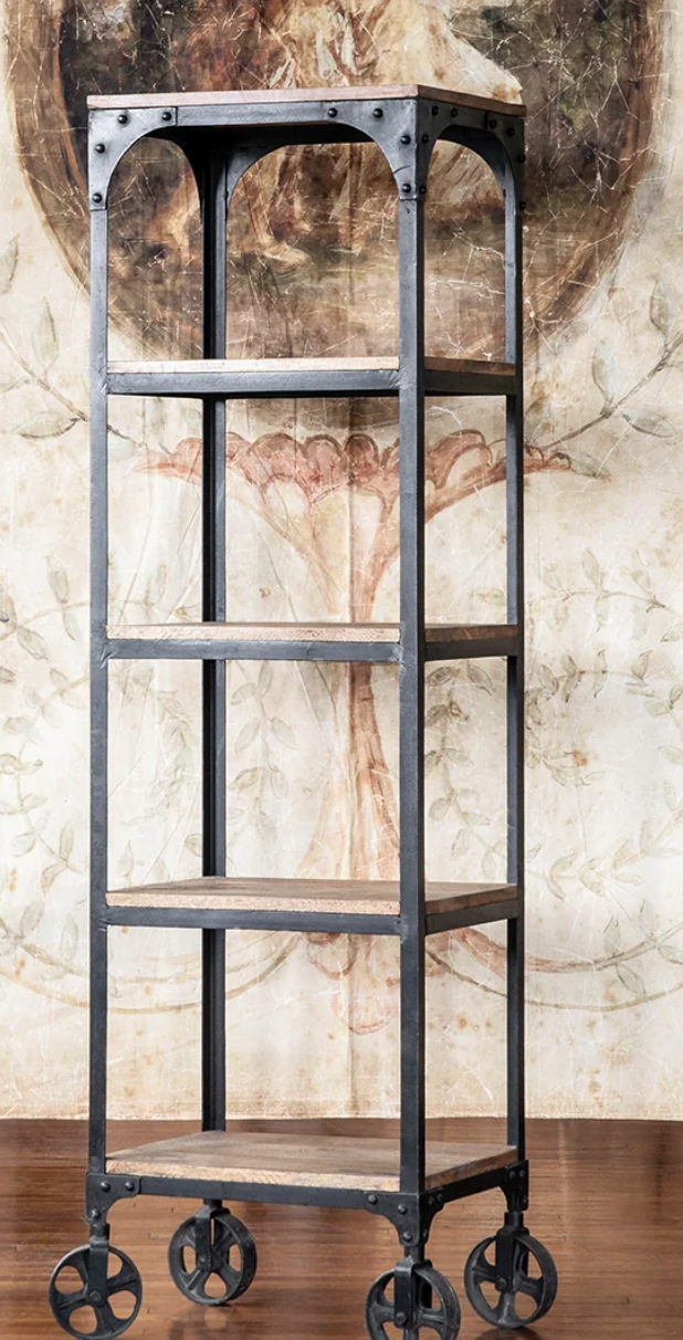 The Foundry Rolling Bookshelf