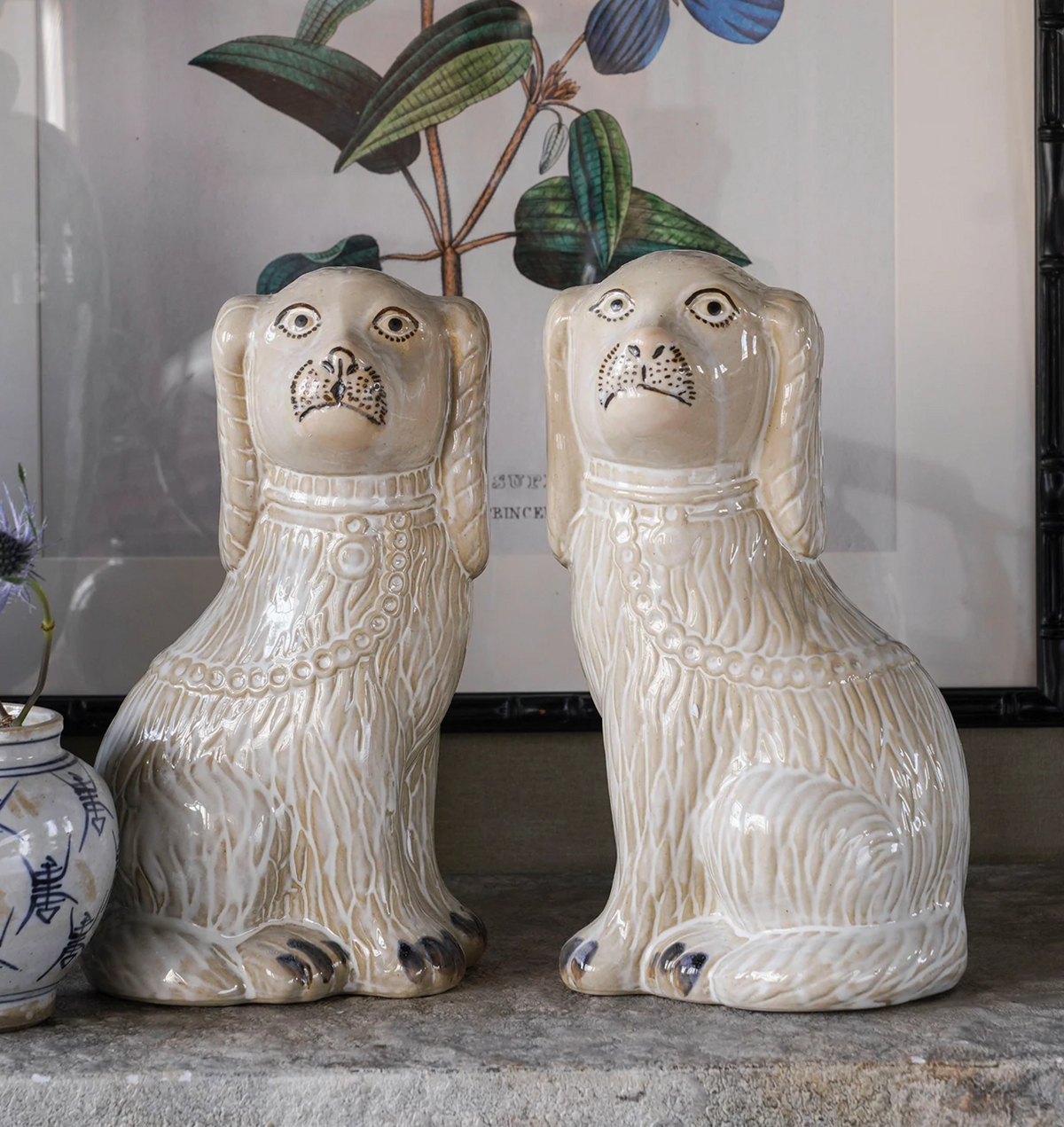 The Kensington Staffordshire Ceramic Dogs
