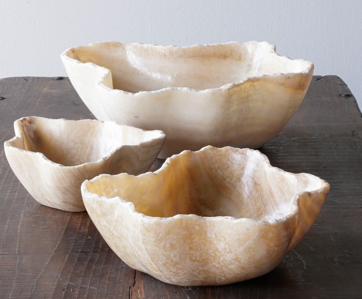 The Alabaster Coast Onyx Bowls