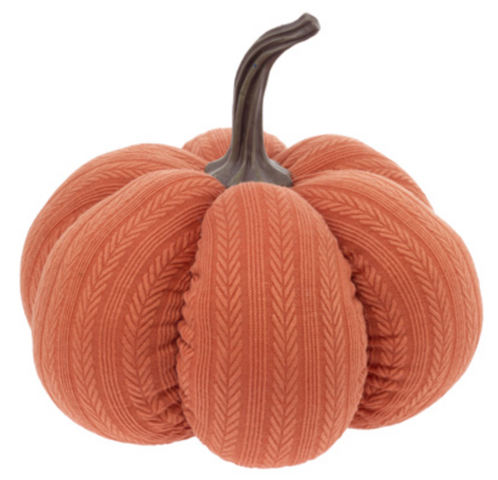 Plush Patterned Pumpkin
