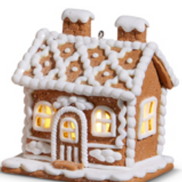 Lighted Gingerbread House Ornament