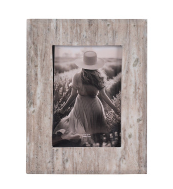 Curved Marble Photo Frame