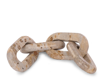 4-Link Marble Chain, Light Leopard