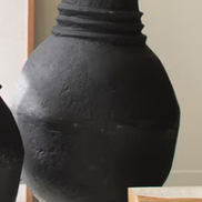 Paper Mache Oval Urns