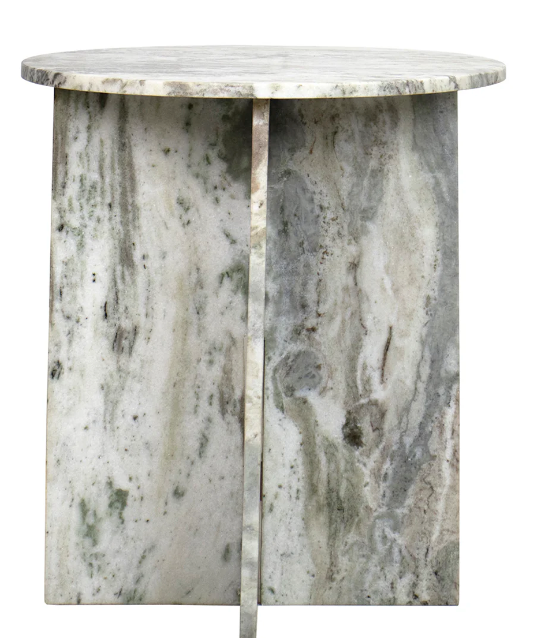 Milan Marble Round Accent Table
