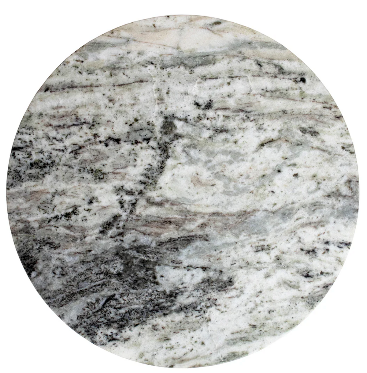 Milan Marble Round Accent Table