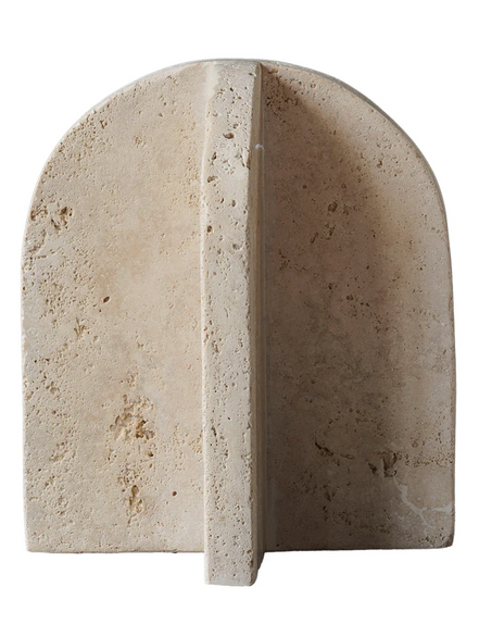 Jerusalem Stone Bookend Pair
