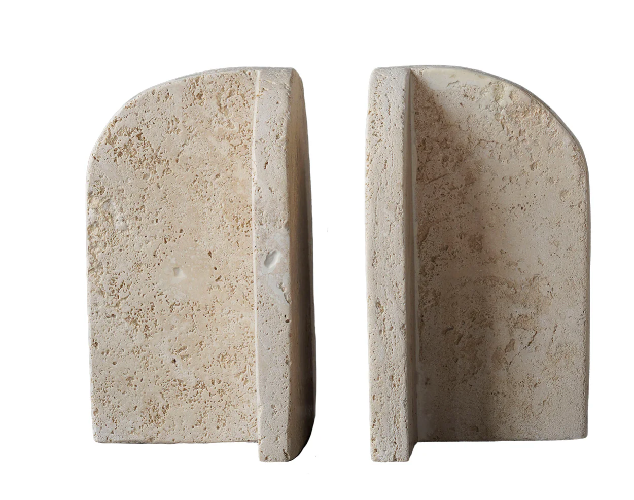 Jerusalem Stone Bookend Pair