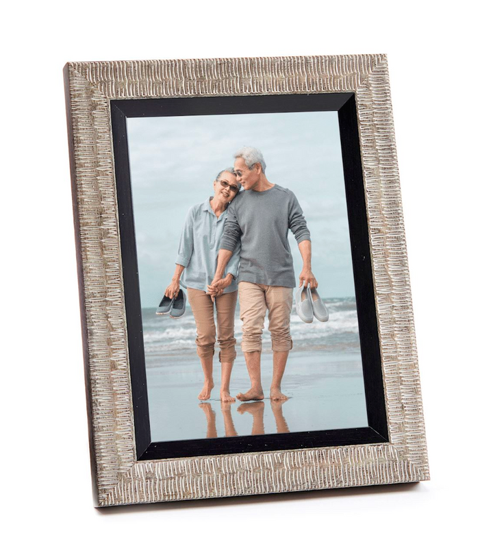 Textured Grey Photo Frame