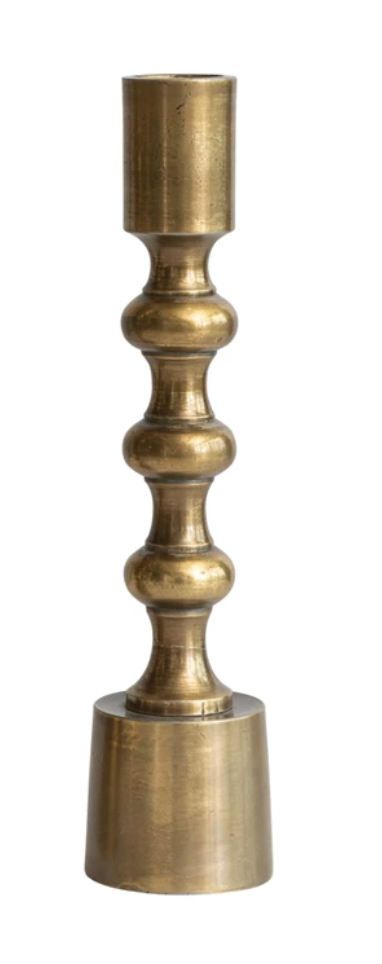 Cast Aluminum Taper Candle Holder