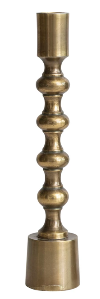 Cast Aluminum Taper Candle Holder